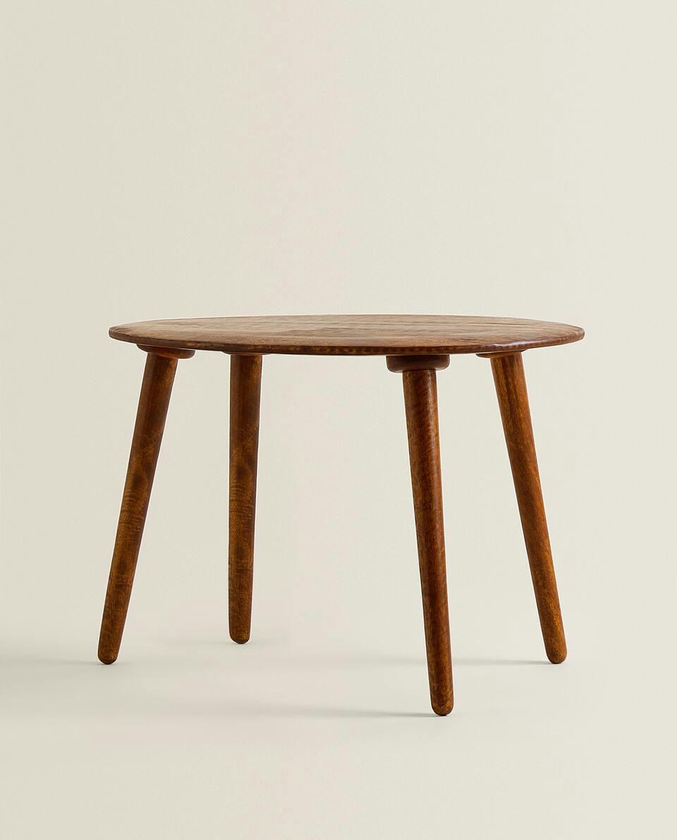 MESA DE MADEIRA COM BISEL