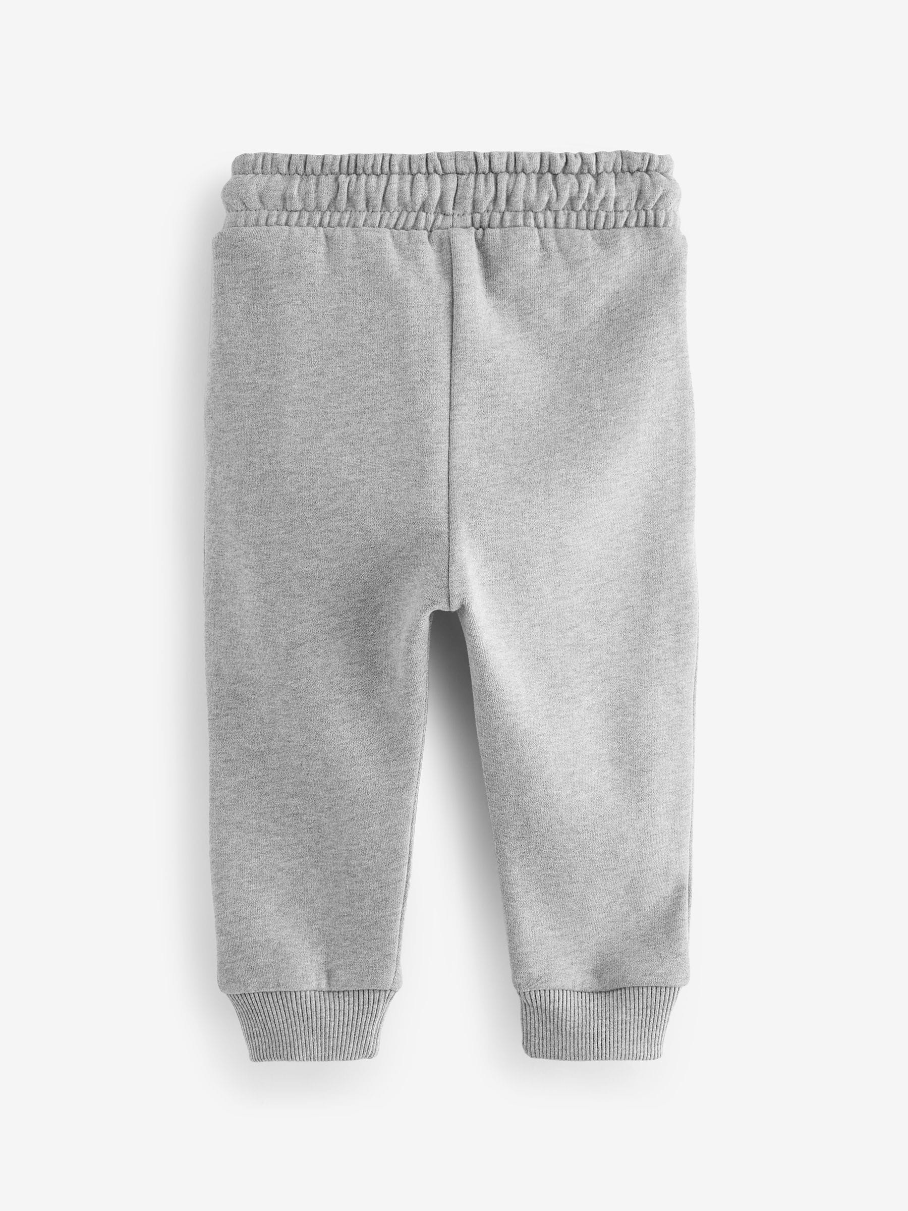 Blauw/antracietgrijs/zwart - Verpakking van 3 zachte joggingbroeken (3 mnd-7 jr)
