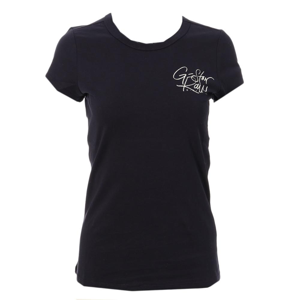 T-shirt Noir Femme G-Star RAW Handwritten