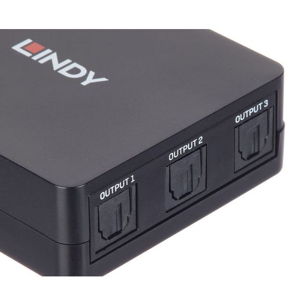 Lindy 3 Port TosLink Splitter