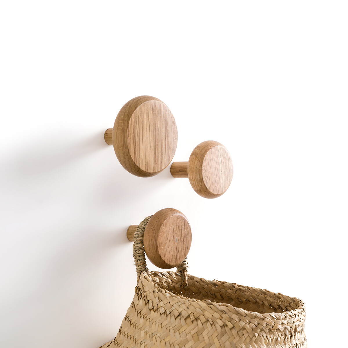 LA REDOUTE INTERIORS<br>Conjunto de 3 tapeçarias de parede em carvalho, Kanca