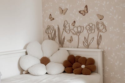 lis wycina Flowers & Butterflies Veggdekorasjon