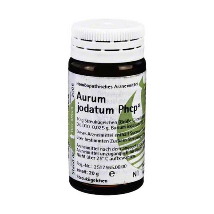 Aurum jodatum Phcp Globuli, 20 g