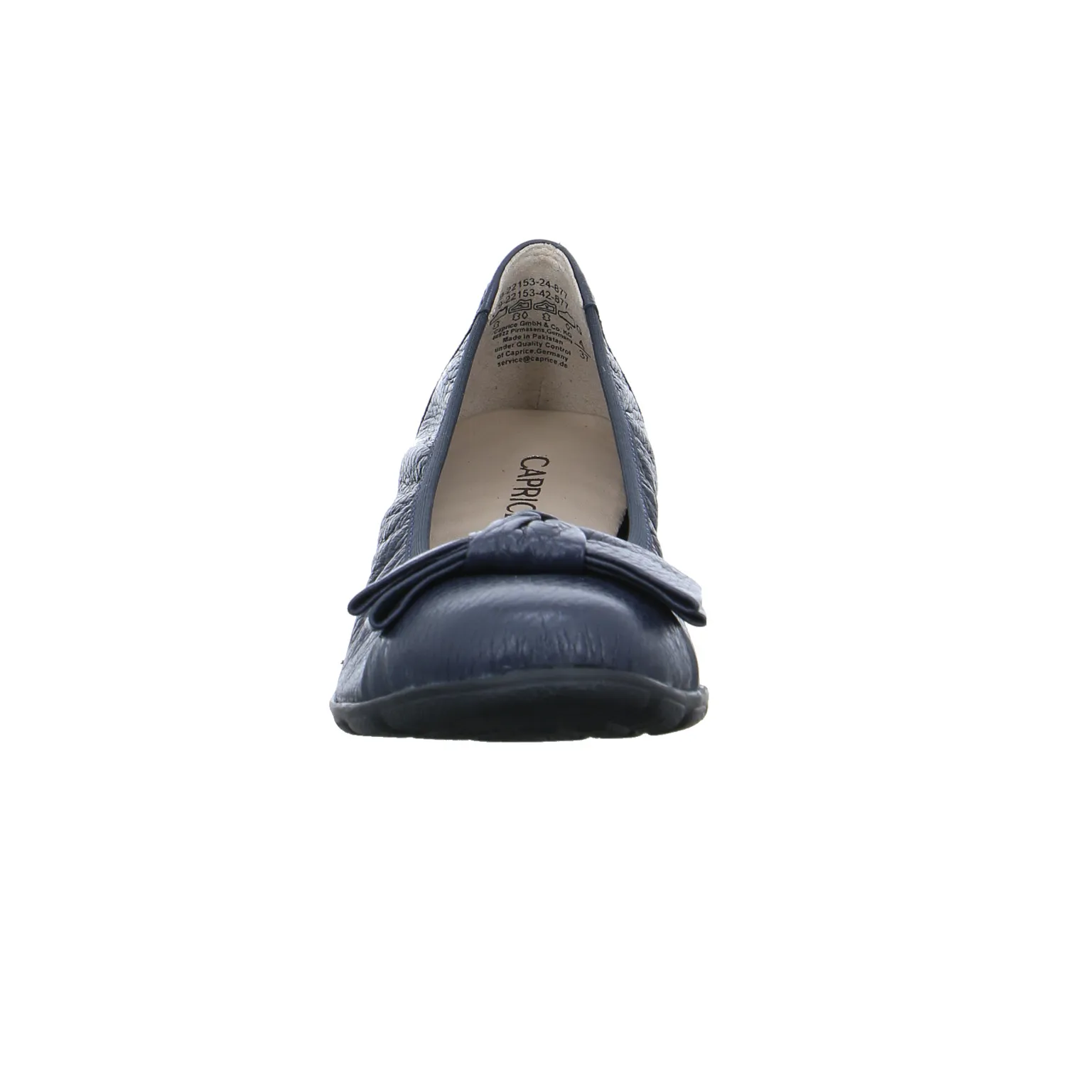 CAPRICE Ballerina Blau Leder  