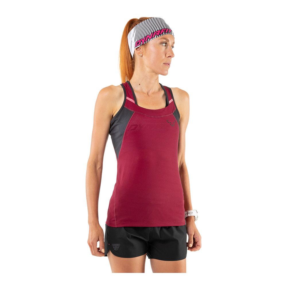 Dynafit VERT 2 - Débardeur Femme beet red/0936