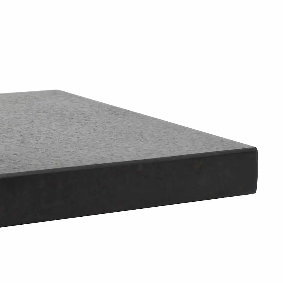vidaXL - Parasolvoet - Zwart - Graniet