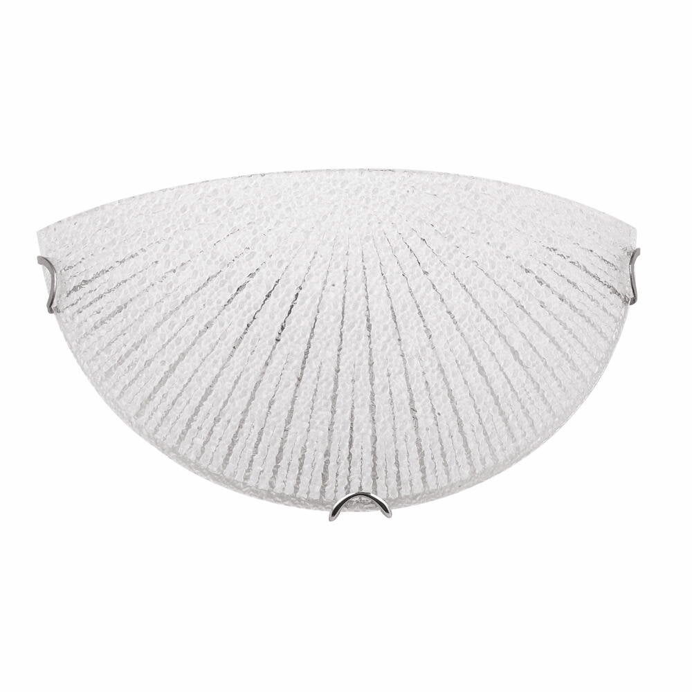 Schelp wandlamp in transparant E27