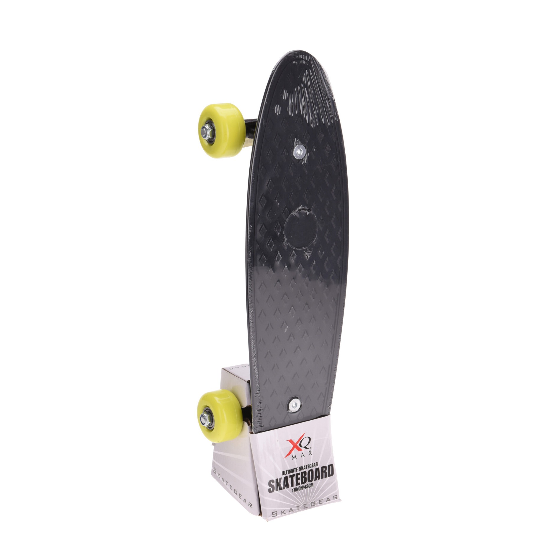 Skateboard schwarz/gelb
