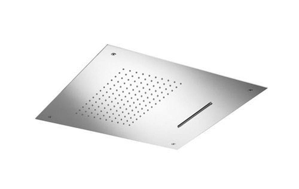 Hotbath Mate M142 inbouw hoofddouche vierkant 50cm met waterval chroom