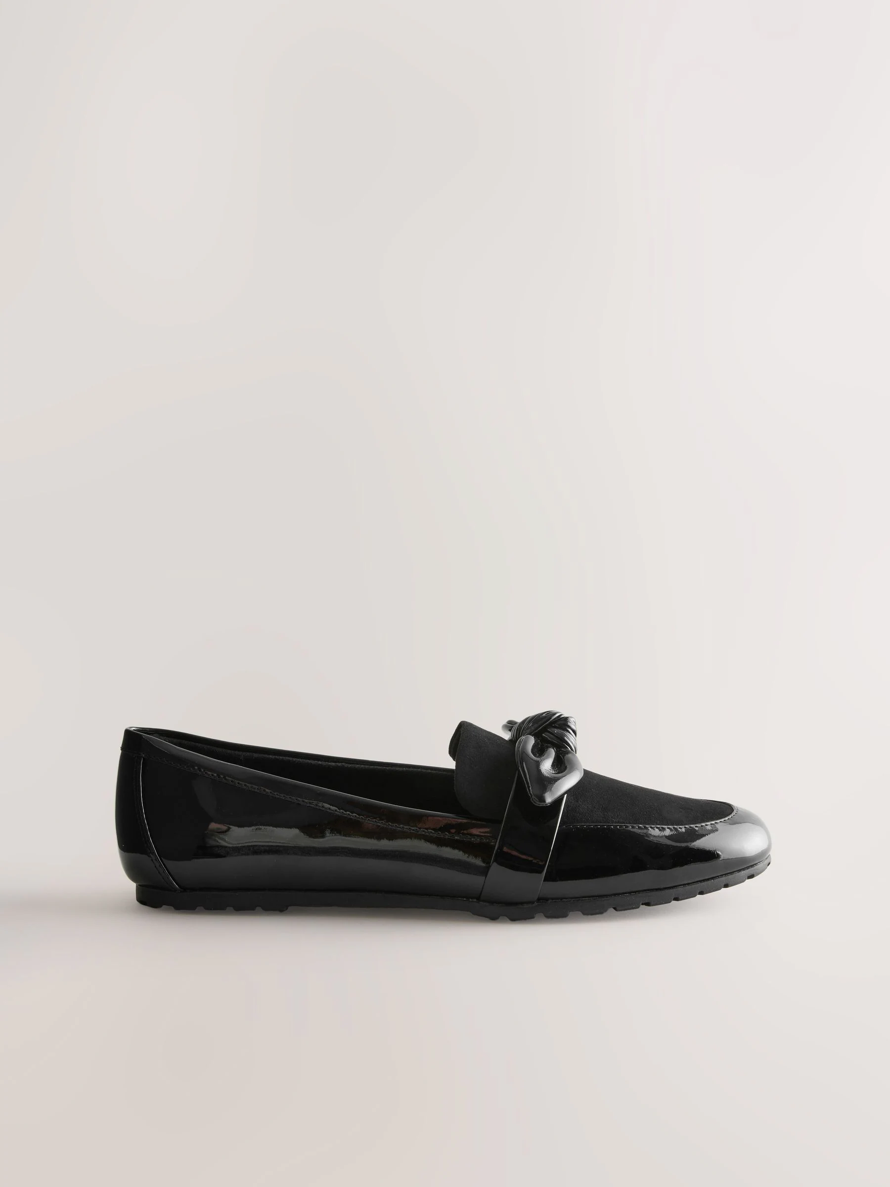 Zwart - Forever Comfort® Bow Round Toe Loafers