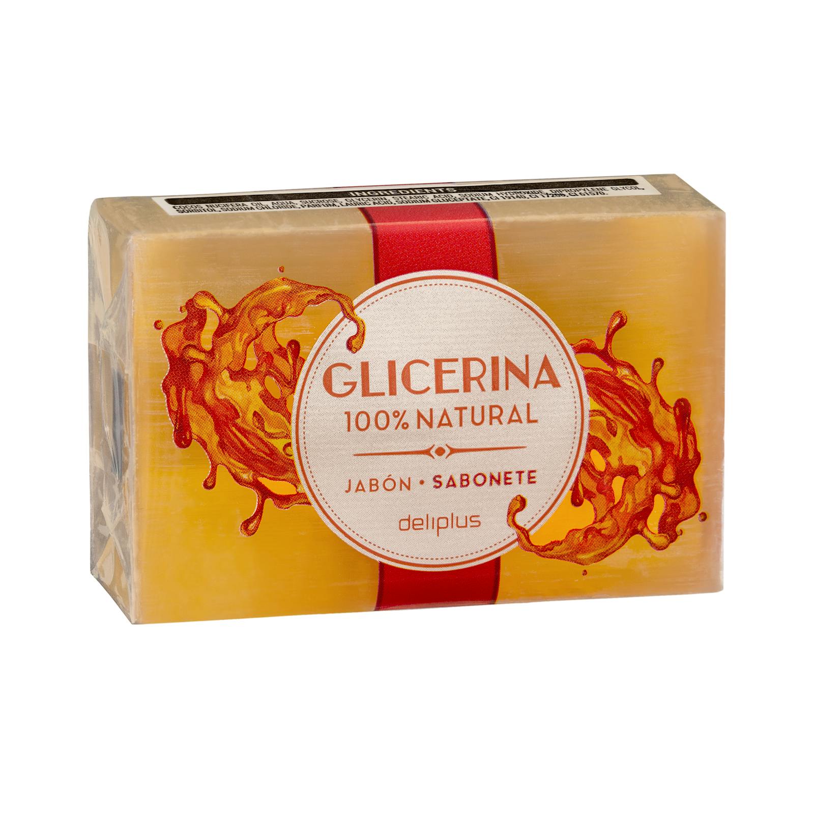 Savon pour les mains en barre à la glycérine 100 % naturelle Deliplus