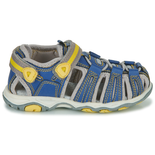 Kickers - KAWA - Bleu / Jaune