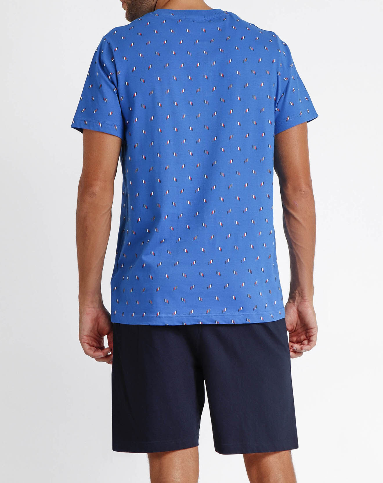 Antonio Miro Pyjama T-Shirt & Short Cyril bleu