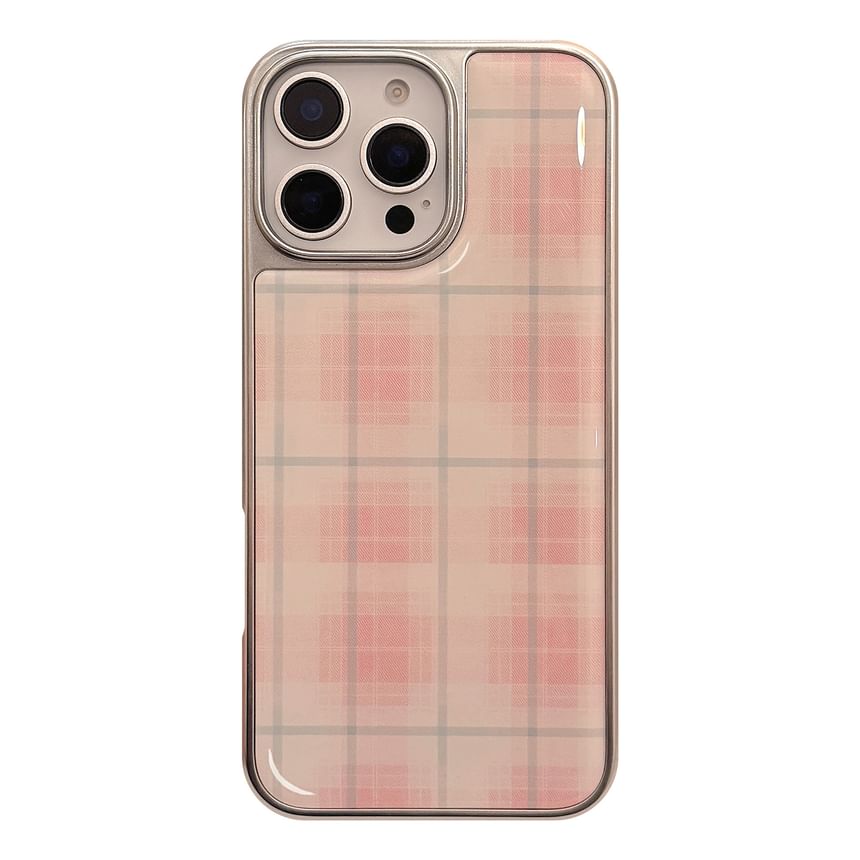 kloudkase - Geruit telefoonhoesje - iPhone 16 Pro Max / 16 Pro / 16 Plus / 16 / 15 Pro Max / 15 Pro / 15 Plus / 15 / 14 Pro Max / 14 Pro / 14 Plus / 14 / 13 Pro Max / 13 Pro / 13 / 13 Mini