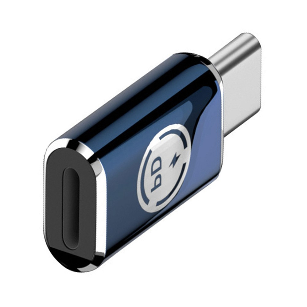 Lightning auf USB C Ladeadapter Konverter für Handy / MacBook Pro / Laptop PD (27W) - Schwarz