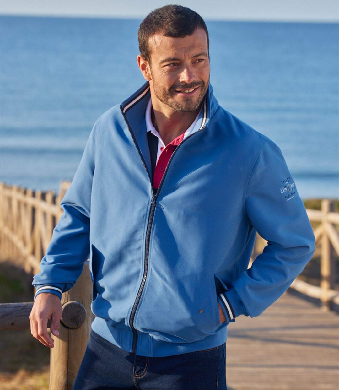 Blouson Microfibre Zippé