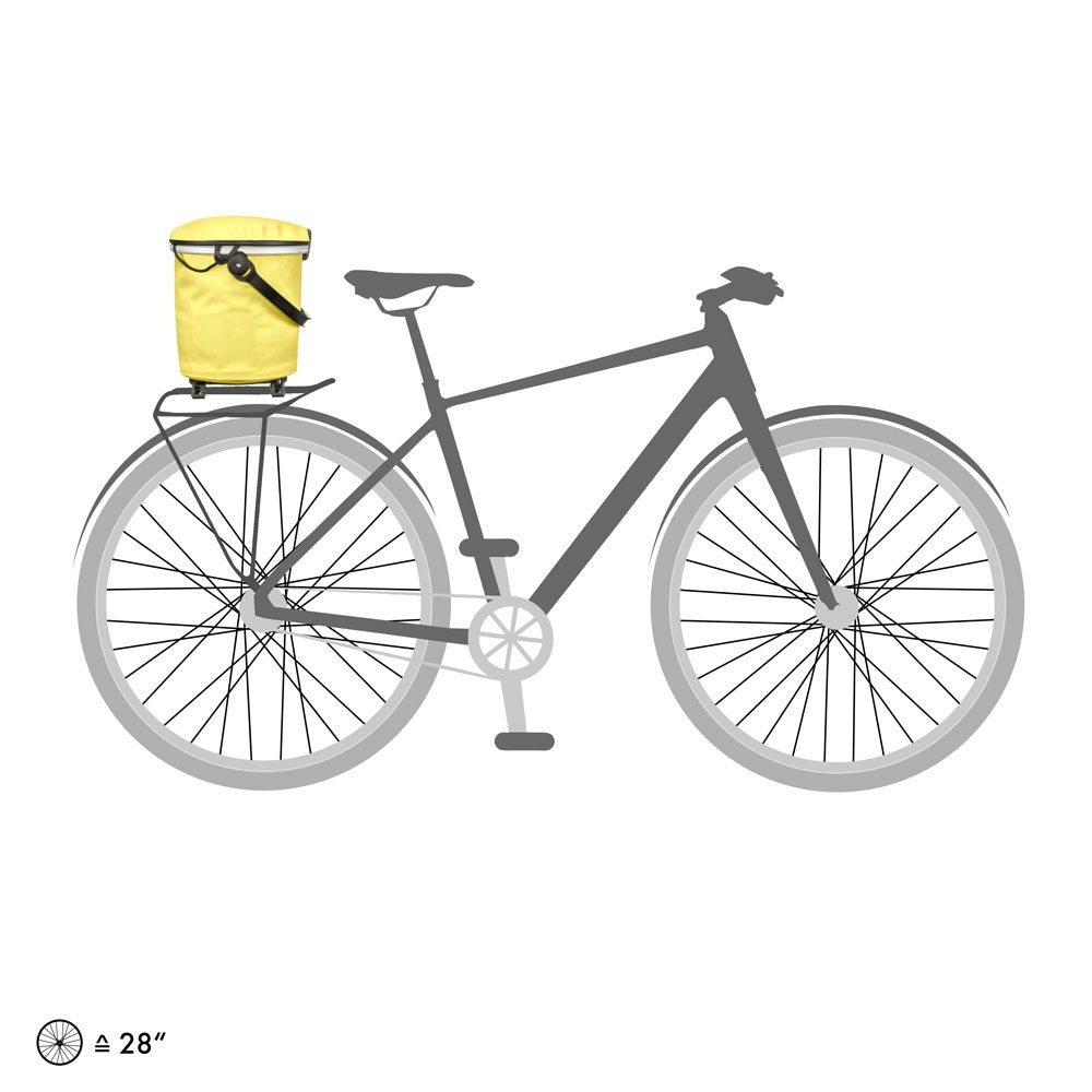 Ortlieb Up-Town Rack City 17,5l Fahrradkorb lemon sorbet