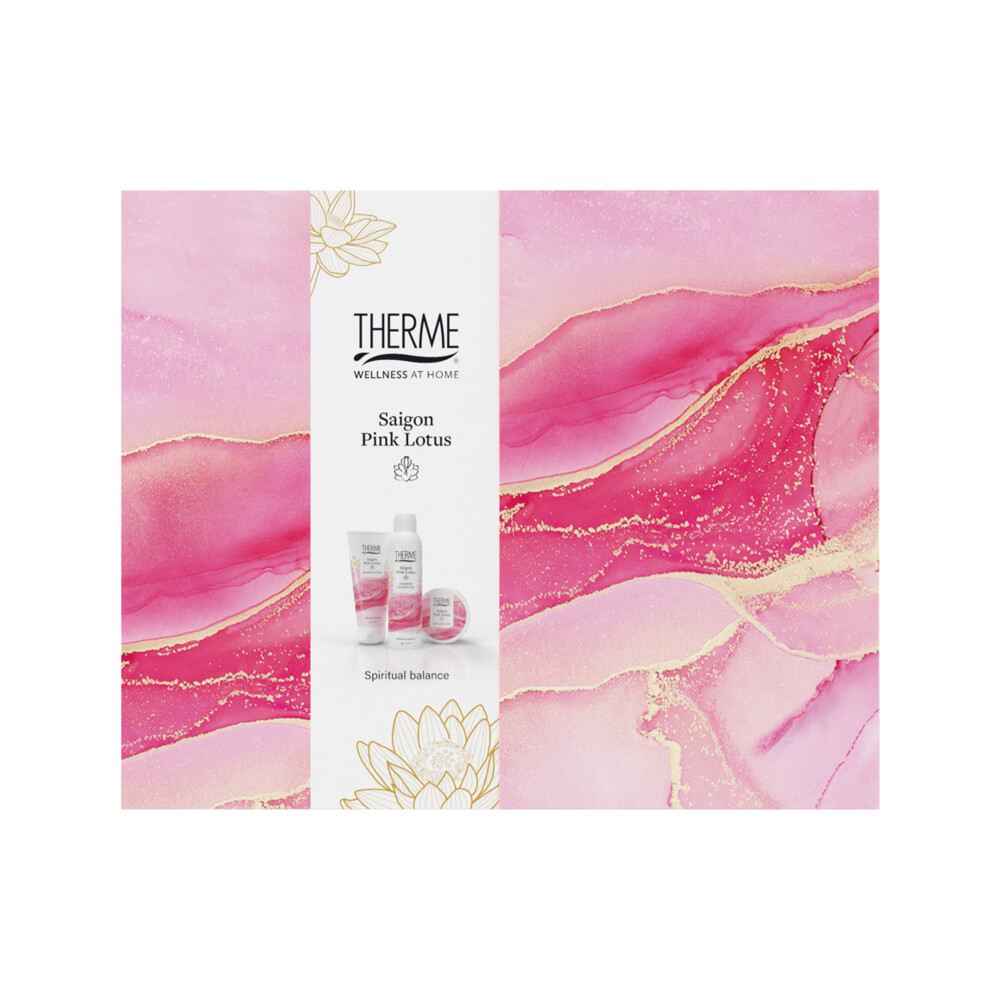 Therme Wellness Treatment Geschenkset Saigon Pink Lotus1 set