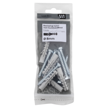 KARWEI Basisplug 8x40mm   hdb 6x50mm 6ST