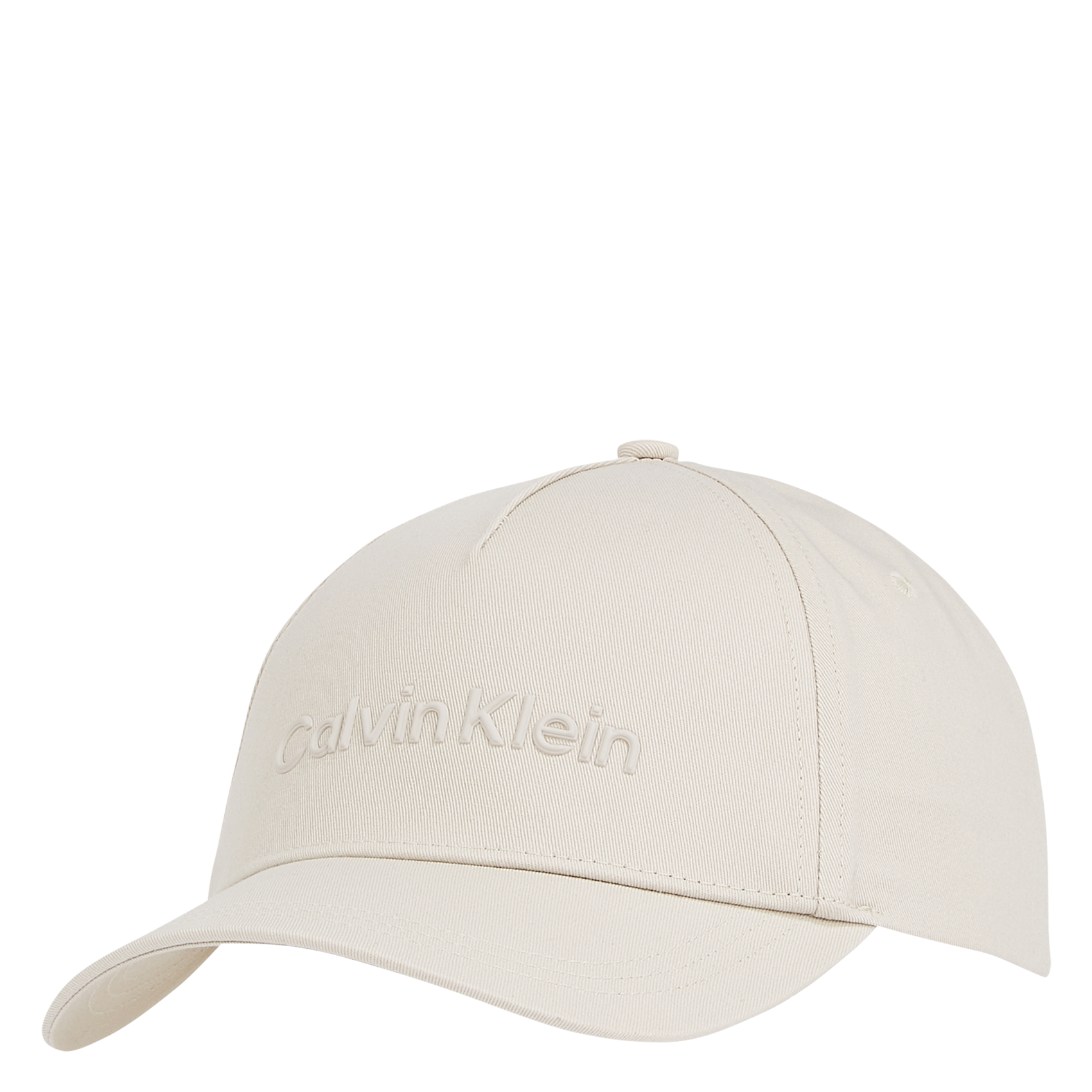 Casquette brodée en coton bio | Beige
