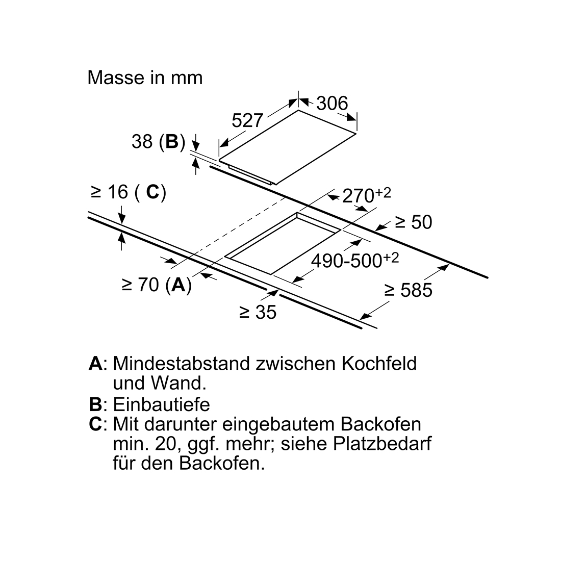 Bosch PKF375FP2E Domino-Elektrokochfeld mit Designrahmen 30 cm