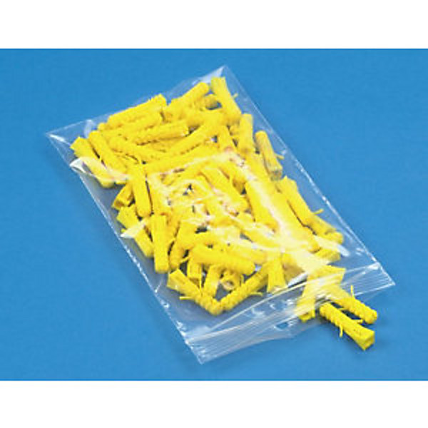 Sachet plastique à fermeture Zip - 30 x 40 cm - Epaisseur 50 microns - Transparent - Carton de 1000