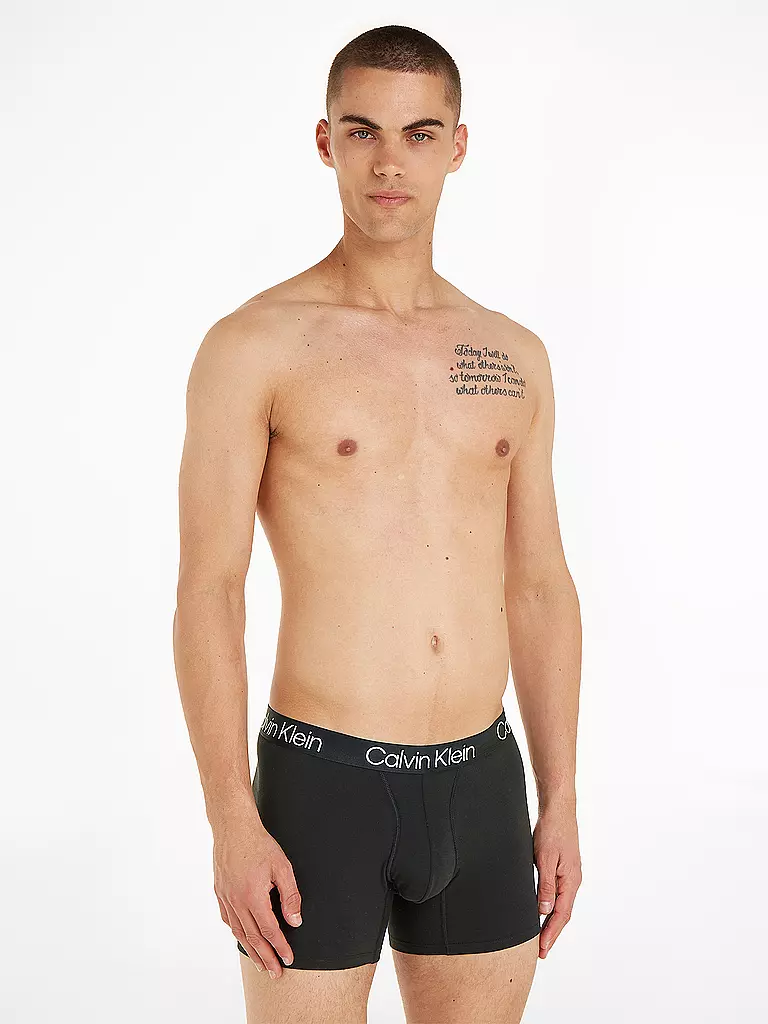 CALVIN KLEIN Shorts 3er Pkg. black schwarz