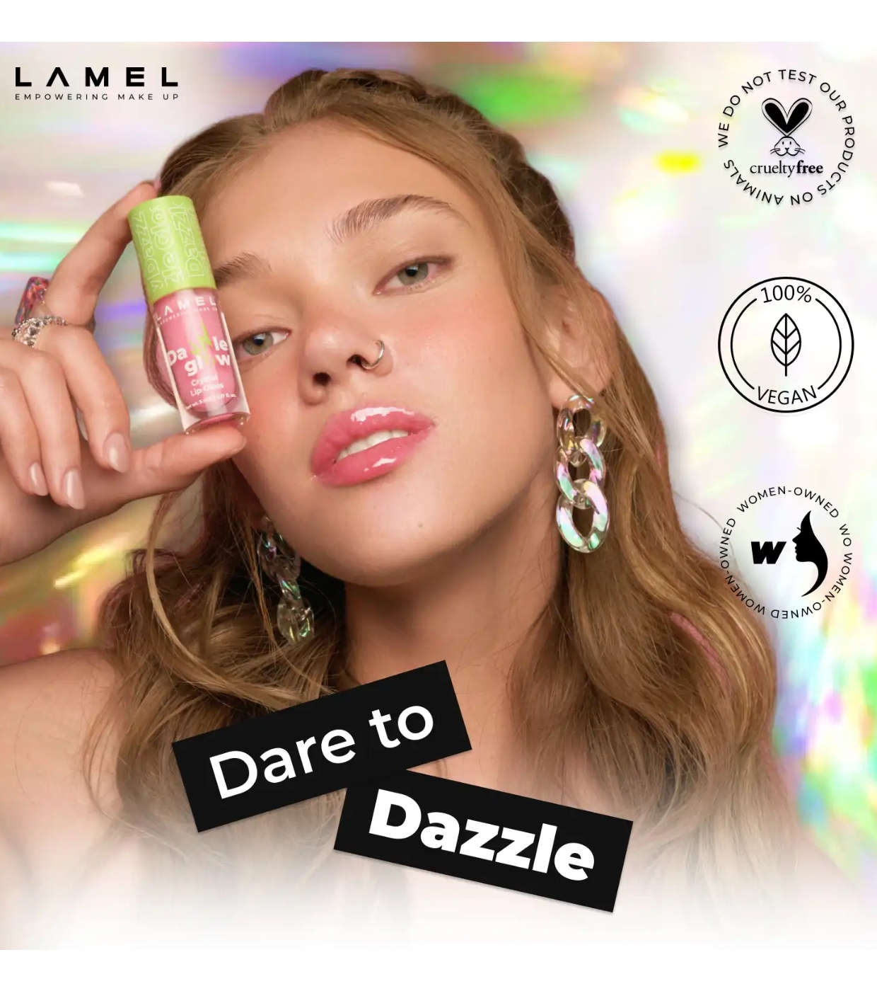 Lamel - Brilho labial Dazzle Glow - 402: Soulmate