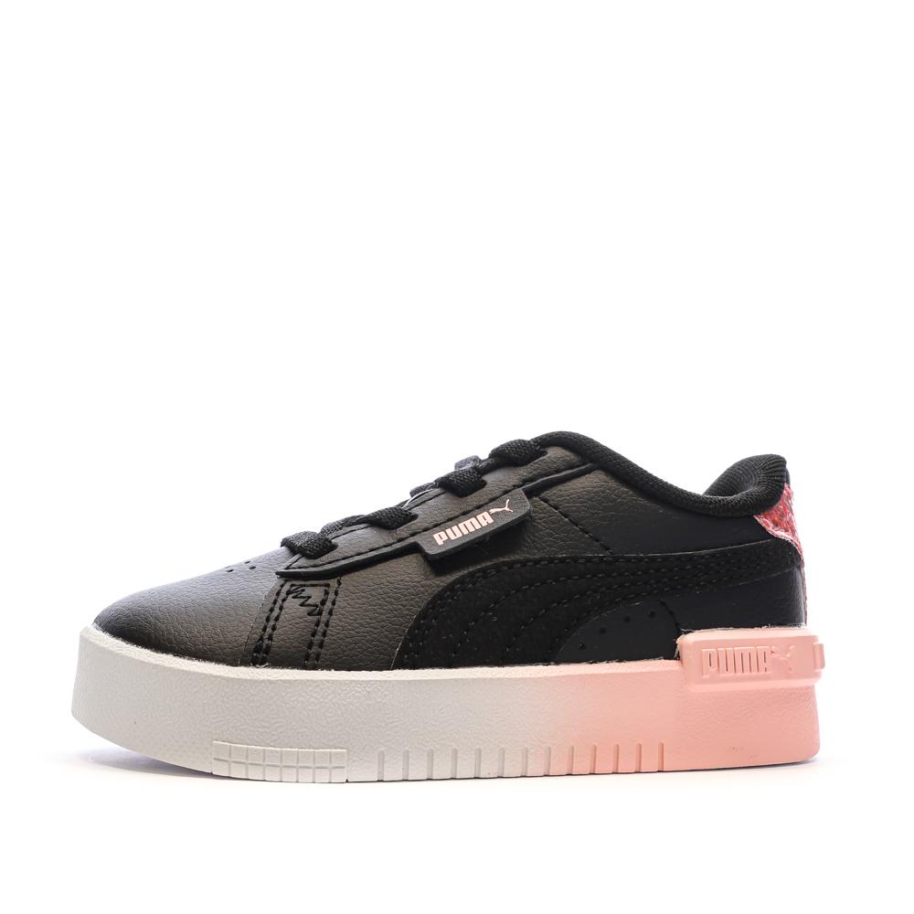 Puma Baskets Noires/Roses Fille Puma Jada