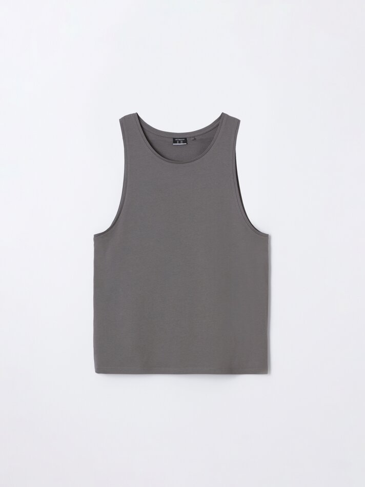 Conjunto com 2 regatas - Cinza