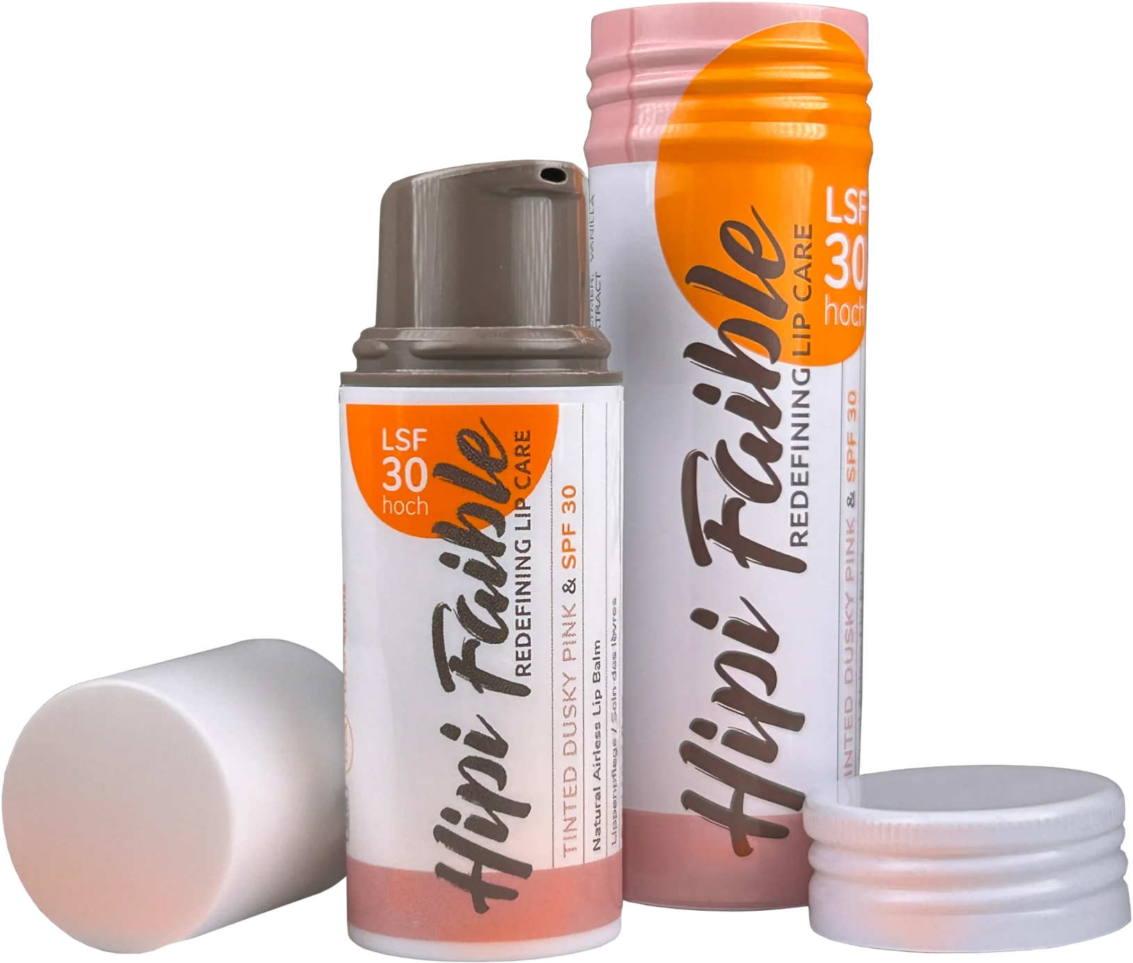 Hipi Faible  Tinted Lip Balm SPF 30, Dusky Pink (6 ml)