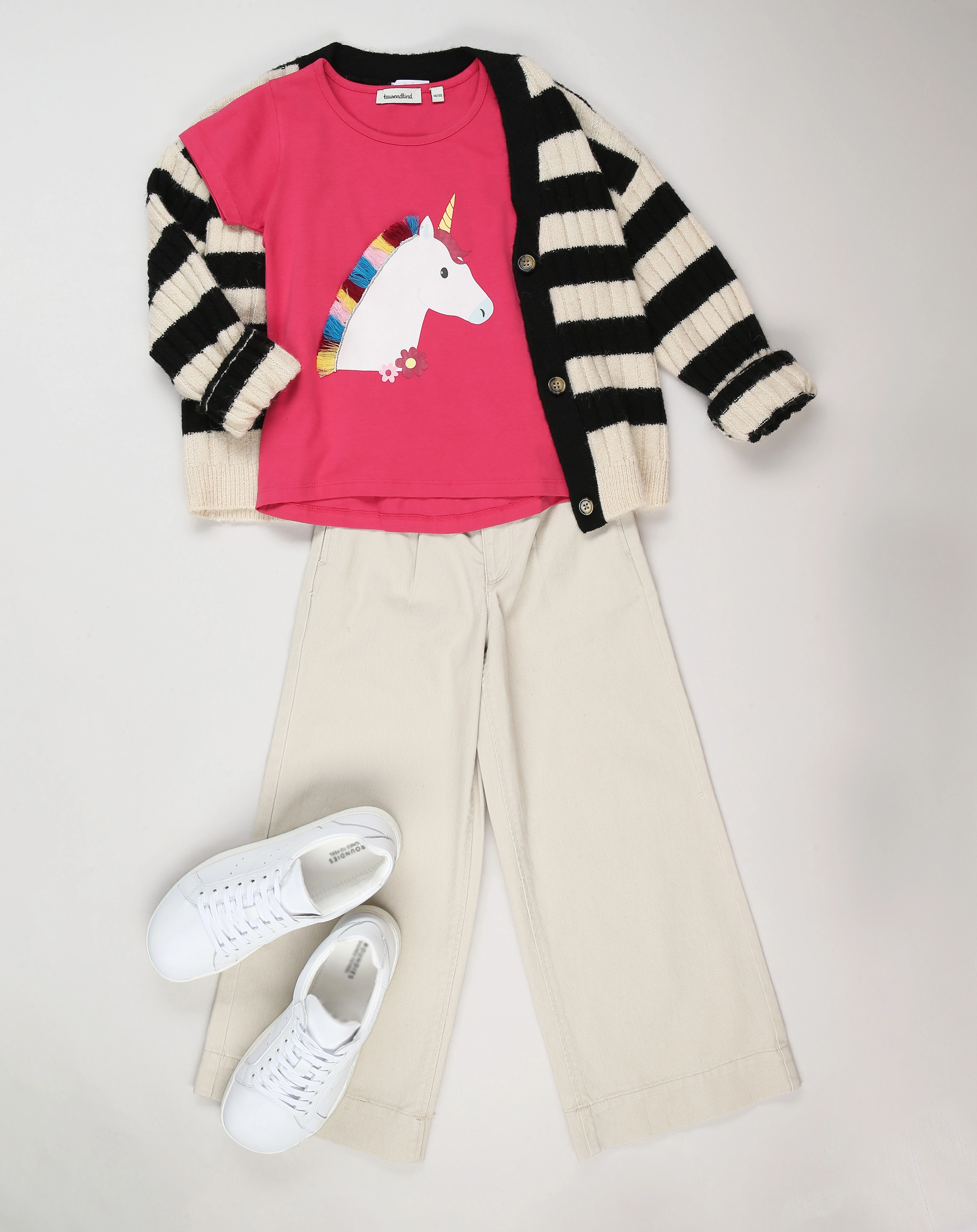 T-Shirt BUNTES EINHORN in pink