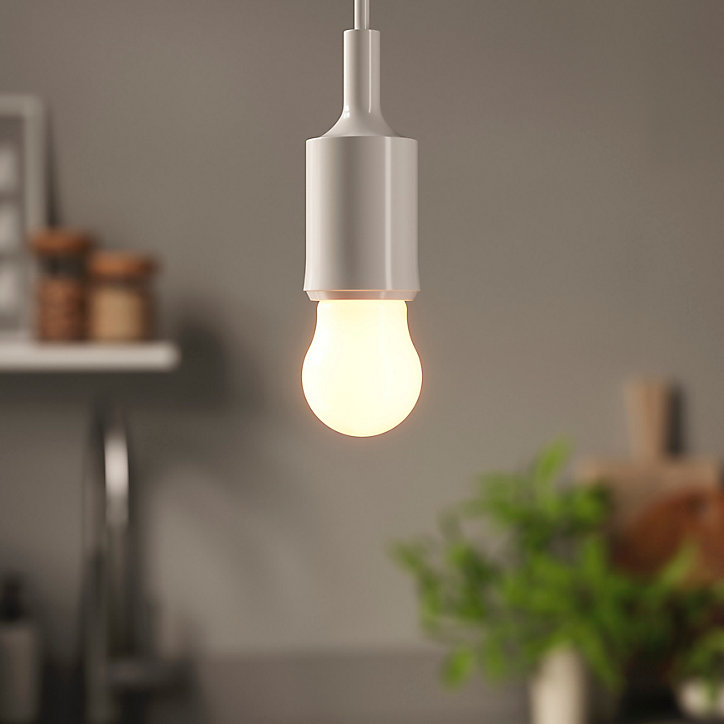 Ampoule LED à filament mini globe E27 500lm 3.7W = 42W Ø4.5cm IPX4 Diall blanc chaud