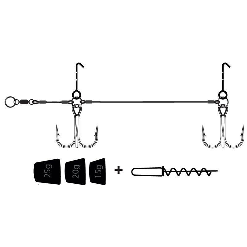 Kit Monture Vmc Pike Rig Heavy Brochet