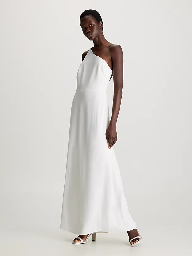 Vestido justo de um ombro só