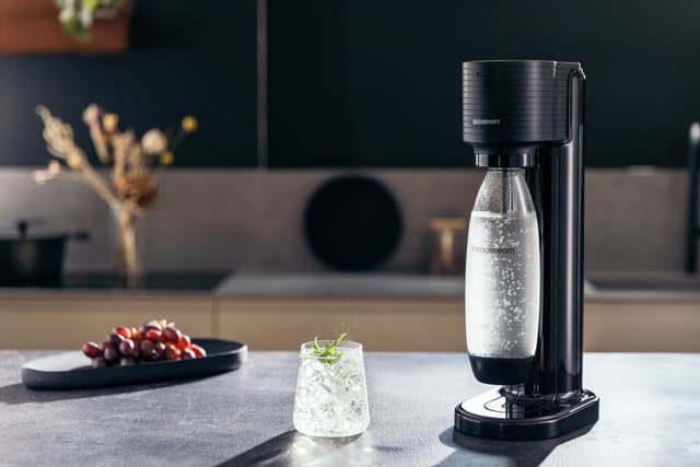Sodastream GAIA Black sodavandsmaskine uden kulsyrepatron 1017901770 (sort)