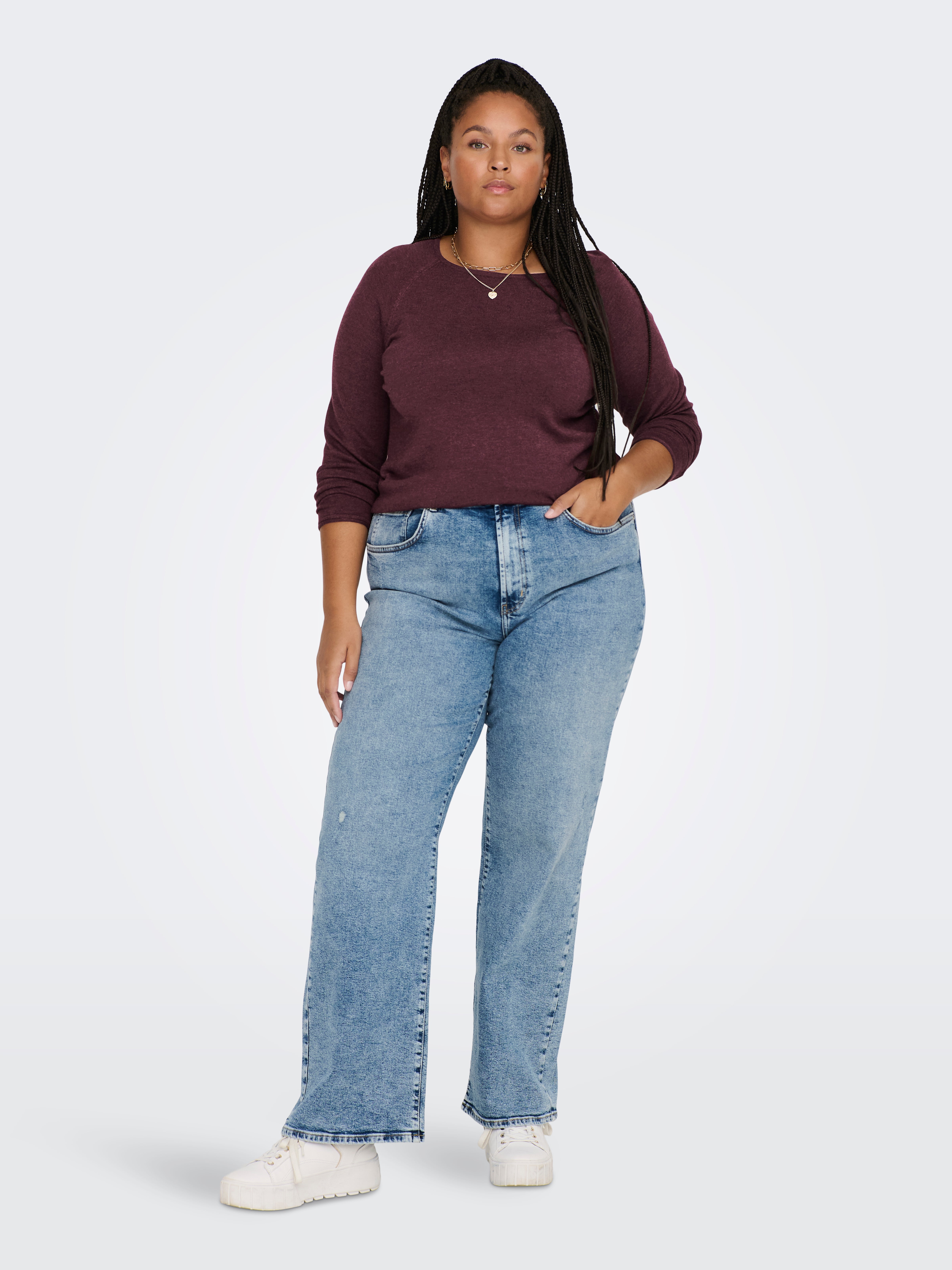CARLADY Strickpullover Windsor Wine