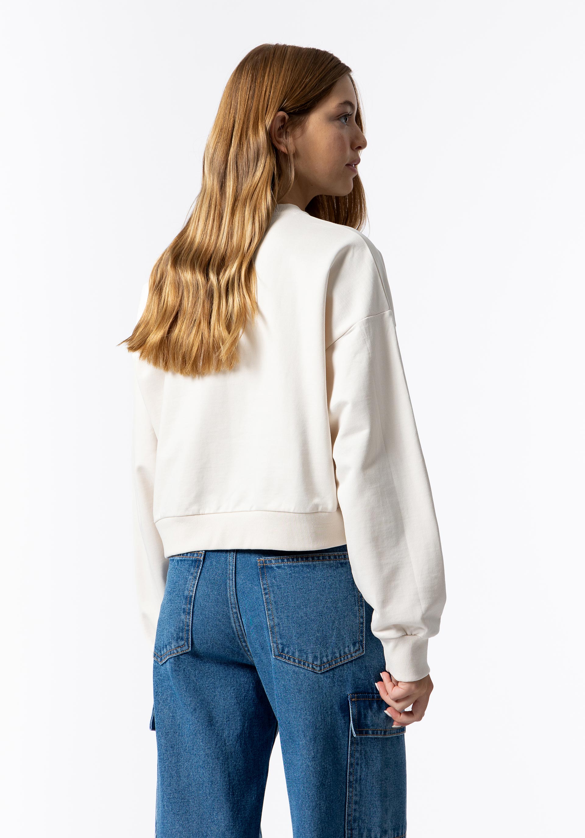 Sweatshirt com Texto