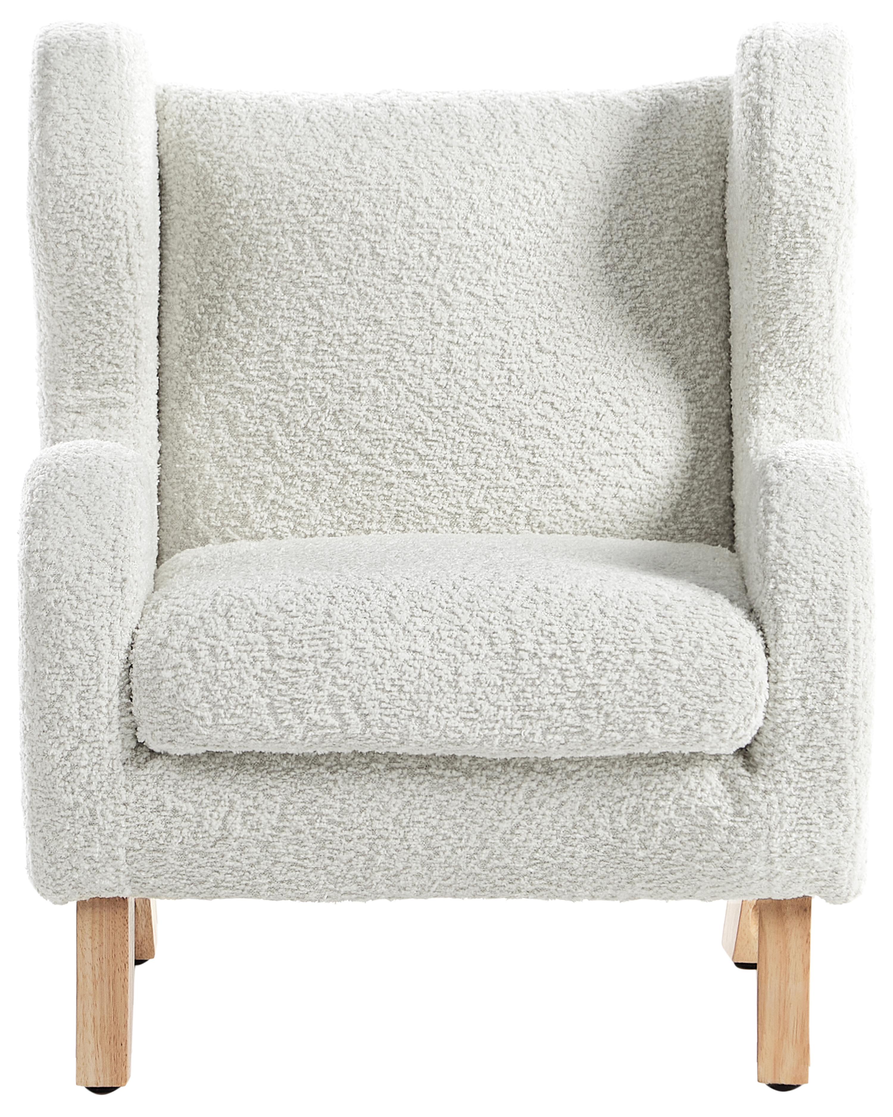 Kinderfauteuil FARUM Bouclé Gebroken wit