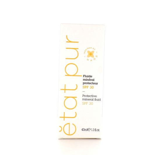 Fluide solaire minéral SPF 30 Etat Pur - Haute protection anti UVA UVB
