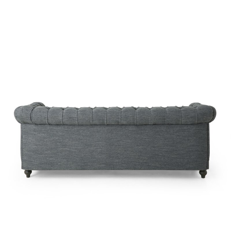 Pausch 78.75&rdquo; Rolled Arm Chesterfield Sofa