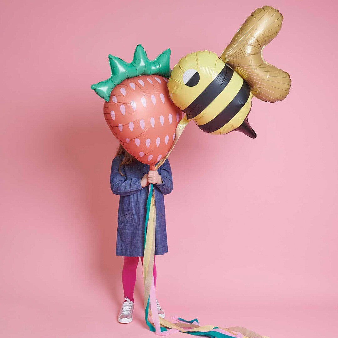 Folieballon aardbei