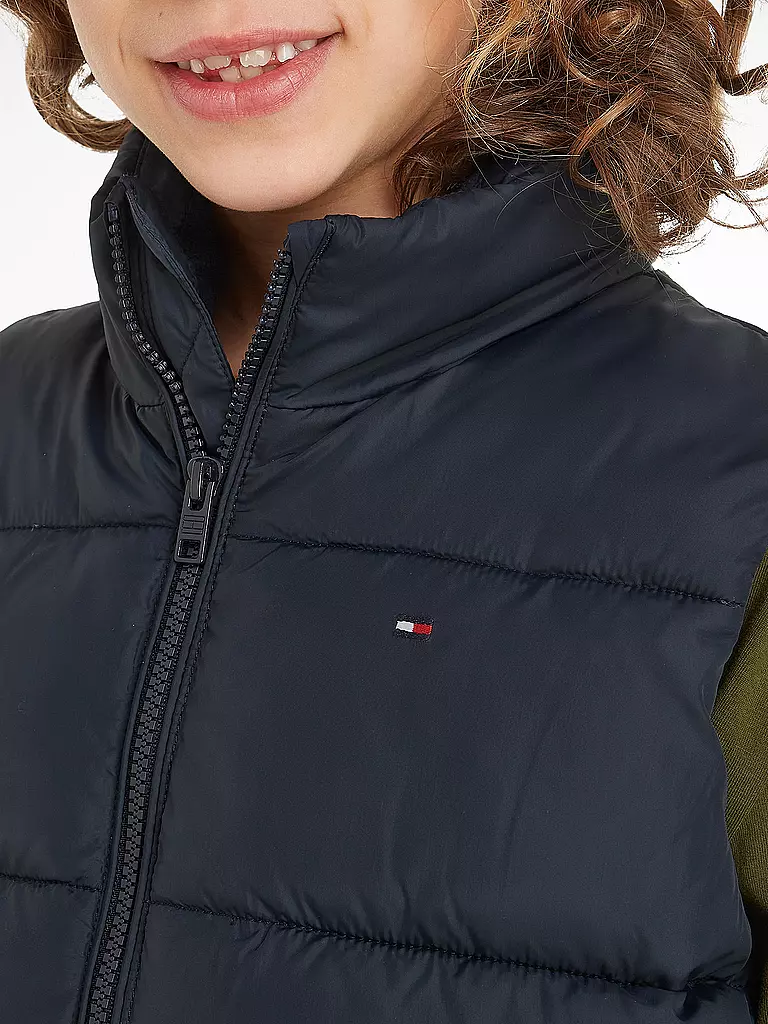 TOMMY HILFIGER Jungen Steppgilet dunkelblau