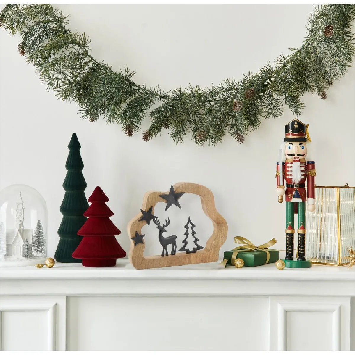 Aubry Gaspard Décor Sapin et Cerf Manguier