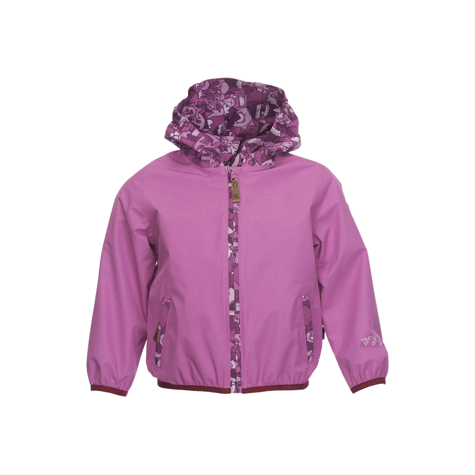 Kinder Malin Regenjacke radiant orchid