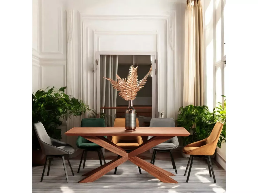 Table mikado en chêne 180 cm OKA