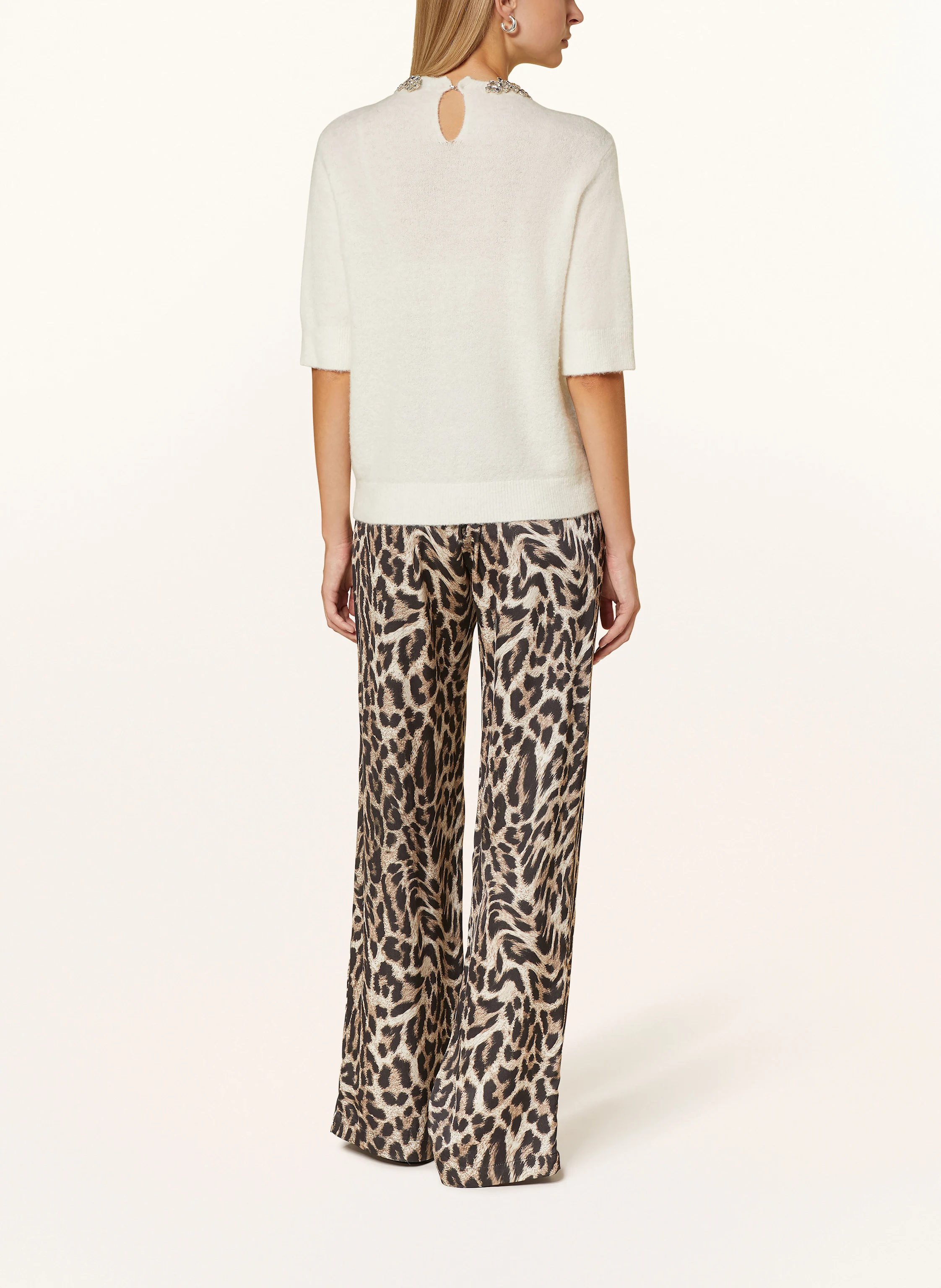 Grace Strickshirt mit abnehmbaren Schmucksteinen