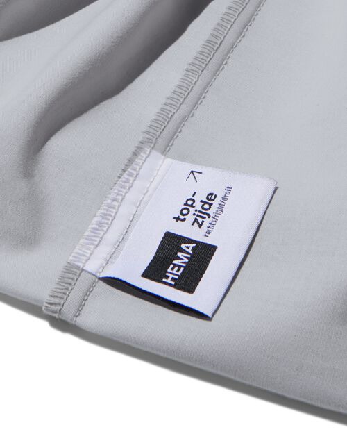 drap-housse pour surmatelas jersey 140x200 gris clair