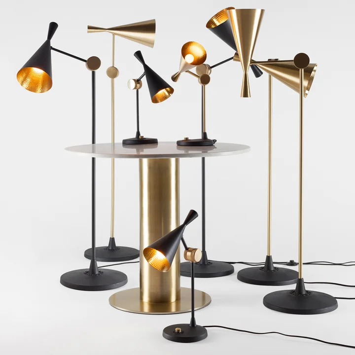 Tom Dixon - Beat Stehleuchte, schwarz