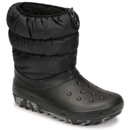 Crocs - CLASSIC NEO PUFF BOOT K - Noir